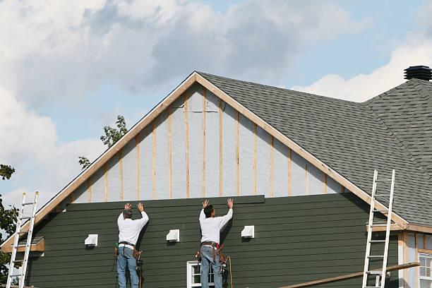Professional Emergency Siding Repair technician working in Creedmoor, NC